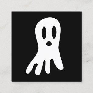 Cartão De Desconto Ilustração Assustadora de Fantasmas Góticos