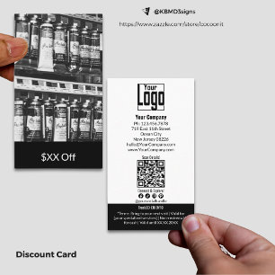 Cartão De Desconto Imagem personalizada de tendência $XX desligada