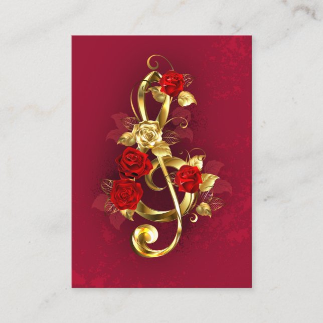 Cartão De Desconto Limpeza de ouro com Flores Rosa (Frente)