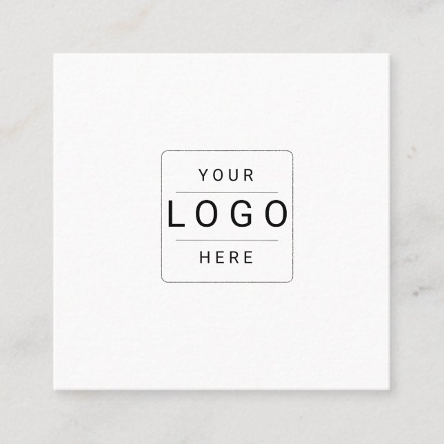 Cartão De Desconto Logotipo Personalizado (Frente)