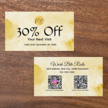 Menu de Código Qr do Restaurante Amarelo de Aquare