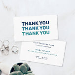 Cartão De Desconto Obrigado Pequena empresa Modern Blue Ombro<br><div class="desc">Este não é qualquer cartão de desconto, é um abraço azul teal abraçado do seu pequeno negócio! ✨ pastéis modernos dizem que o obrigado junto com o nome da sua pequena empresa, os detalhes da sua oferta e o código de desconto com os detalhes da empresa no verso. Torne fácil...</div>