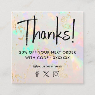 cartão de desconto opcional gemstone