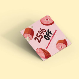 Cartão De Desconto Personalizar empresa | Compro Butcher