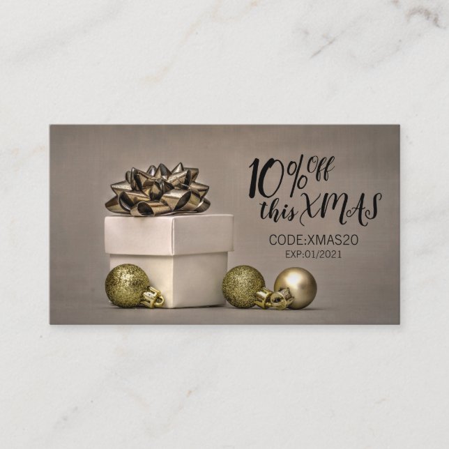 CARTÃO DE DESCONTO PRESENTE AOS CLIENTES (Frente)