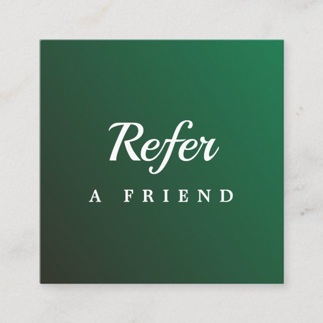 Cartão De Desconto Professional Salon & Spa Referral Card | Editable  (Frente)