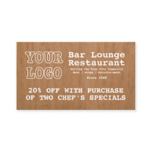 Restaurante Longo do Bar para Adicionar Logotipo R