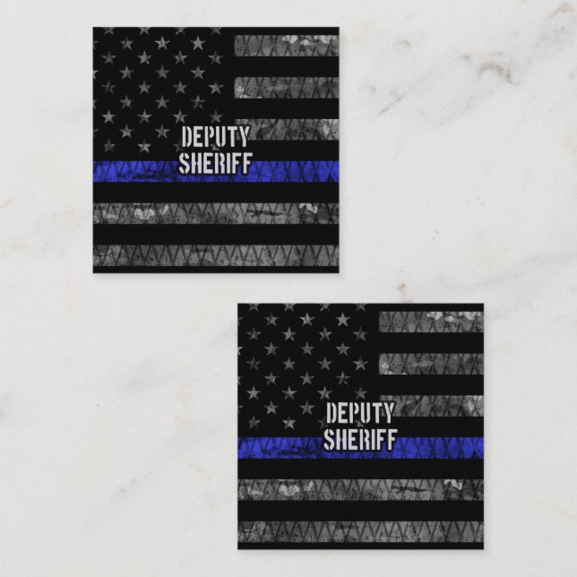 Cartão De Desconto Vice-Xerife Distinto Sinalizador (Frente/Verso)