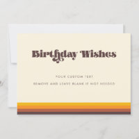 Cartão de Desejo de Aniversário de 60 anos