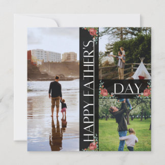 Cartão de desejo de Dia de os pais feliz