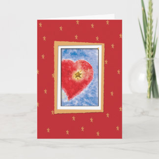 Cartão de Desejo do Coração