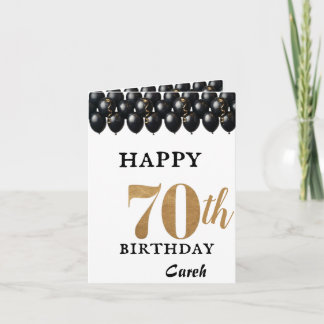 cartão de desejos de 70