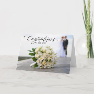 Cartão de Desejos de Casamento