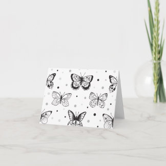 Cartão de Design de Borboleta Bonita para Qualquer