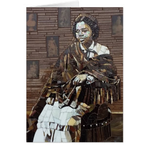 Cartão De "design do mosaico do vitral Edmonia Lewis"