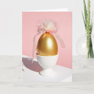 Cartão de Design Esfera Dourada