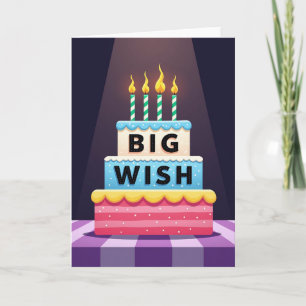 Cartão de Destaque de Aniversário