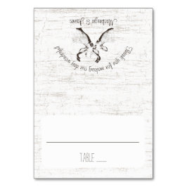 Cartão de Destino de Madeira de Berço e de Velho