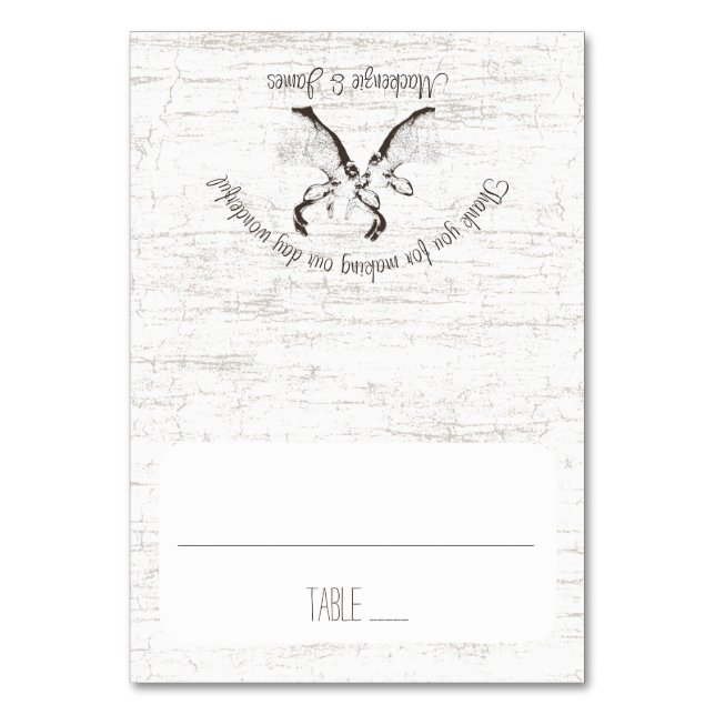 Cartão de Destino de Madeira de Berço e de Velho (Frente)