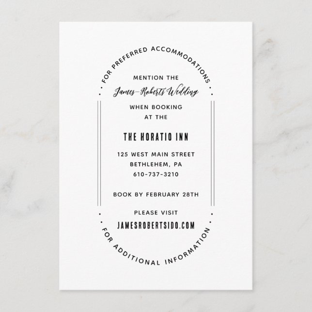 Cartão de Detalhe Minimalista Moderno Simples (Frente)