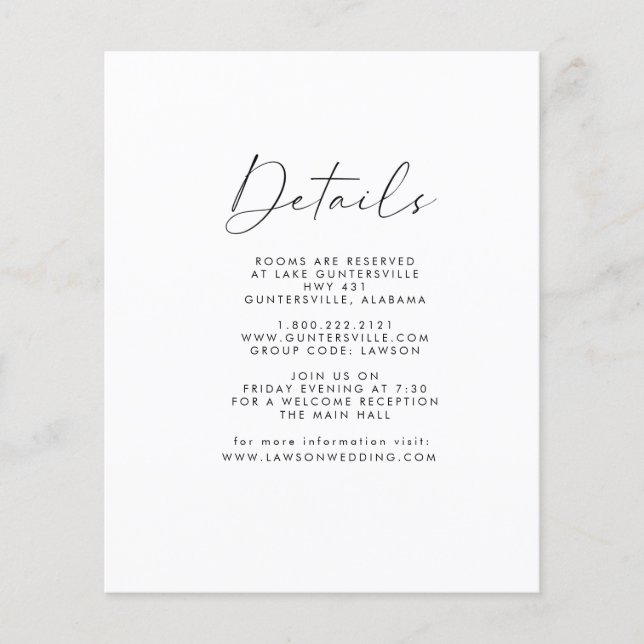 Cartão de Detalhes (Frente)