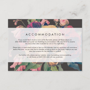 Cartão de Detalhes de Casamento de Fetos Botânicos