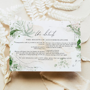 Cartão de Detalhes de Casamento Gaélico-Etermal GI
