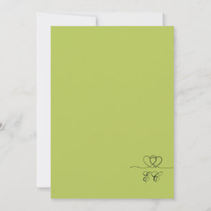 Cartão de Detalhes de Casamento Moderno Citrus