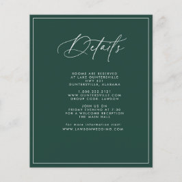 Cartão de Detalhes do Emerald