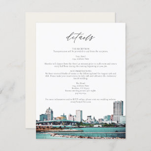 Cartão de Detalhes do Viagem Skyline do MILWAUKEE 