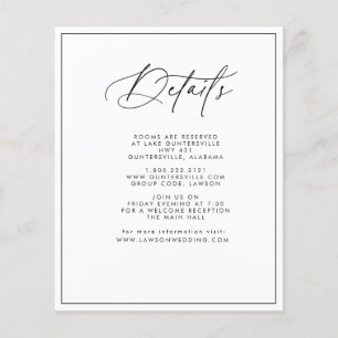 Cartão de Detalhes Moderno