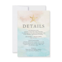 Cartão de Detalhes sobre o Themed Beach