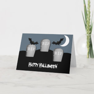 Cartão de Dia das Bruxas com Gravidez Gloomy