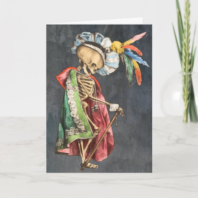 Cartão de Dia das Bruxas Spooky (Frente)