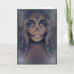 Cartão de Dia das Bruxas Spooky