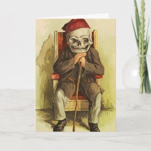 Cartão de Dia das Bruxas Spooky