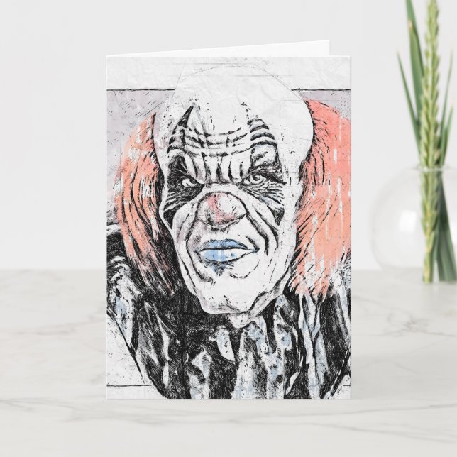 Cartão de Dia das Bruxas Spooky (Frente)