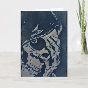 Cartão de Dia das Bruxas Spooky