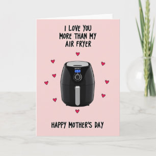 Cartão de Dia das Mães Air Fryer