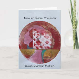 Cartão de Dia das Mães Artístico