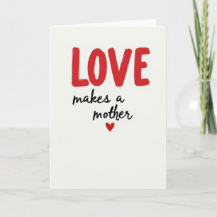 Cartão de Dia das Mães com Amor