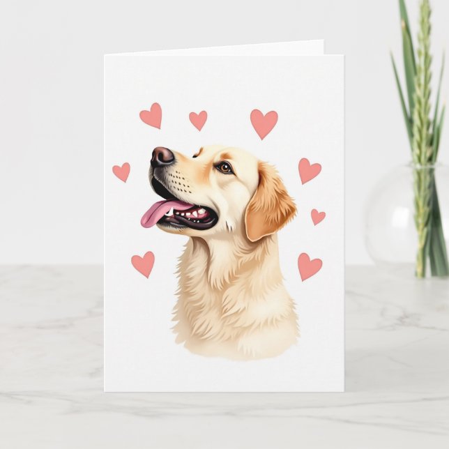 Cartão de Dia das Mães com Amor de Cachorro (Frente)