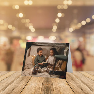 Cartão de Dia das Mães com Foto Moderna Nós Amamos