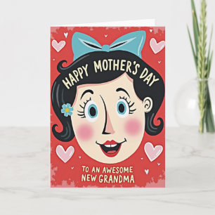 Cartão de Dia das Mães Doce