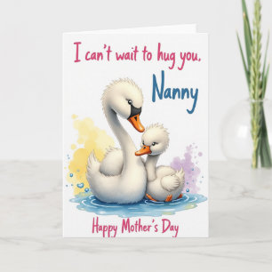 Cartão de Dia das Mães dos Patos