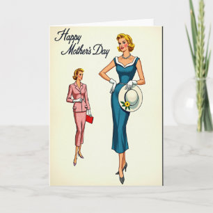 Cartão de Dia das Mães Elegante