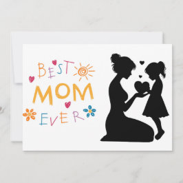 Cartão de Dia das Mães Engraçado e Personalizado