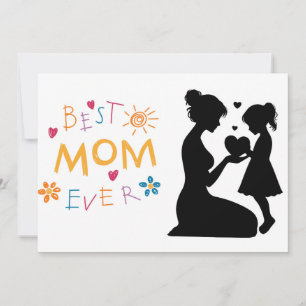 Cartão de Dia das Mães Engraçado e Personalizado