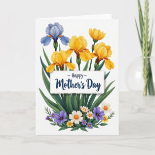 Cartão de Dia das Mães Floral