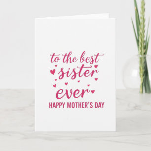 Cartão de Dia das Mães Magenta de Amor